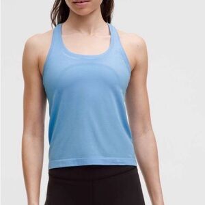 Lululemon Swiftly Tech Racerback Tank 2.0 *Waist Length
Aero Blue / Aero Blue